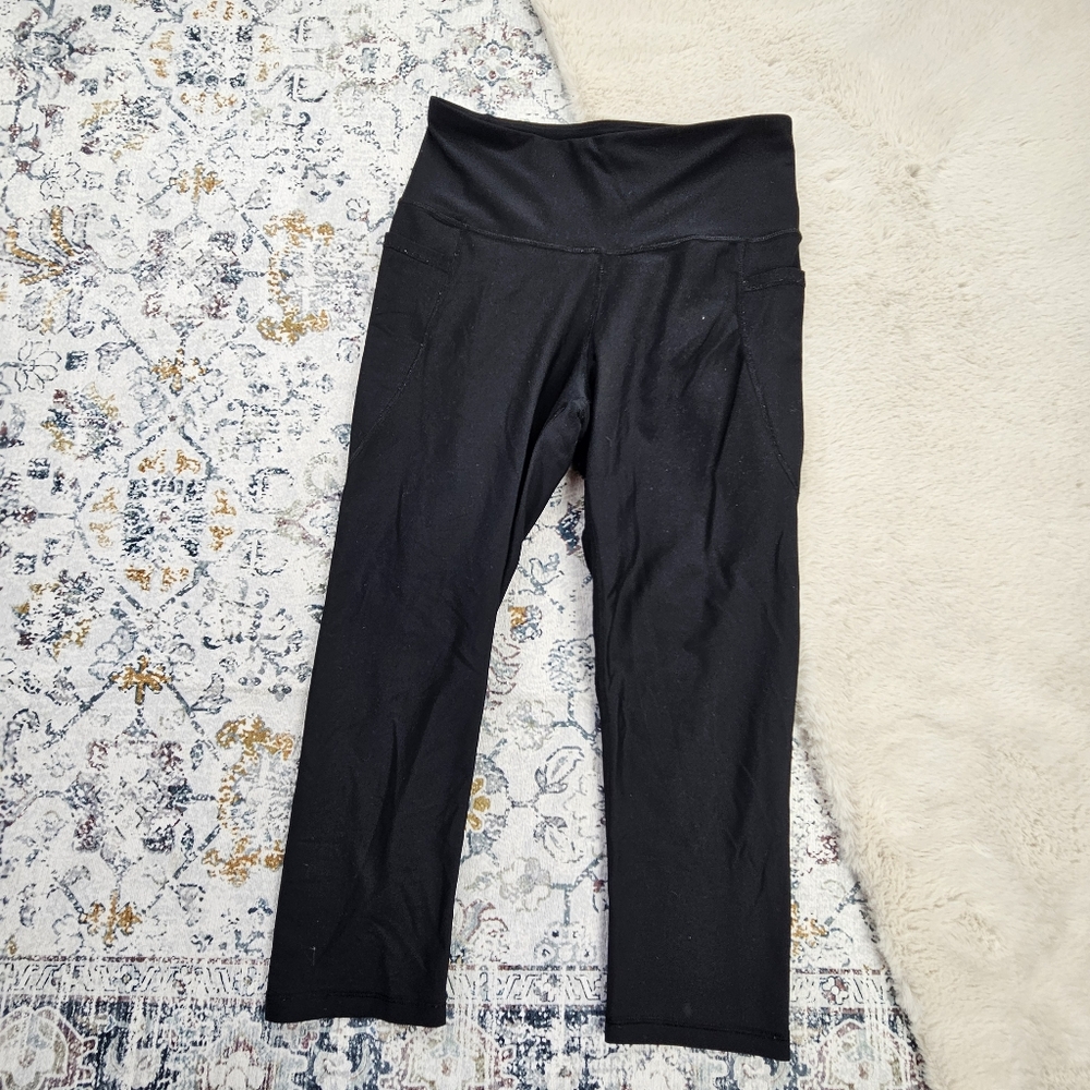 Old Navy Active Powersoft Pocket Leggings Black Large